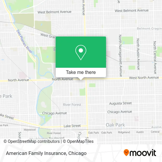 American Family Insurance map