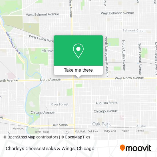 Charleys Cheesesteaks & Wings map