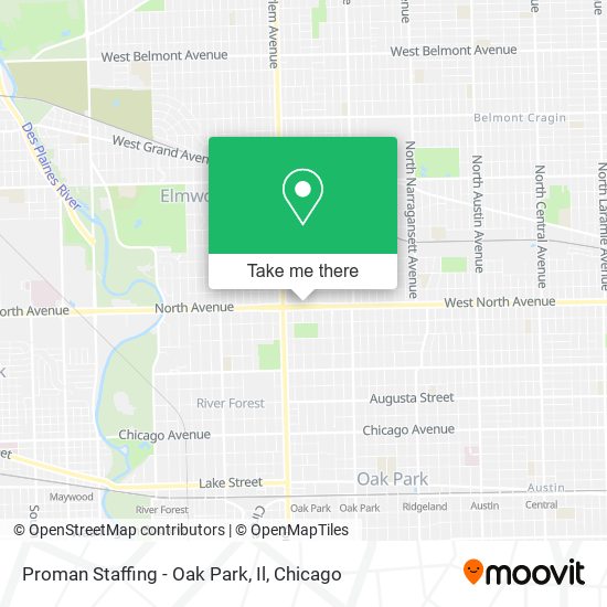 Mapa de Proman Staffing - Oak Park, Il