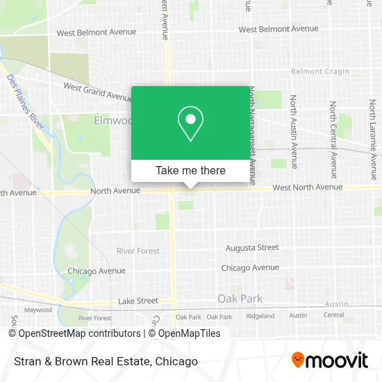 Stran & Brown Real Estate map