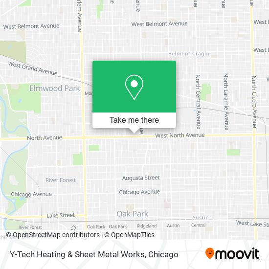 Mapa de Y-Tech Heating & Sheet Metal Works