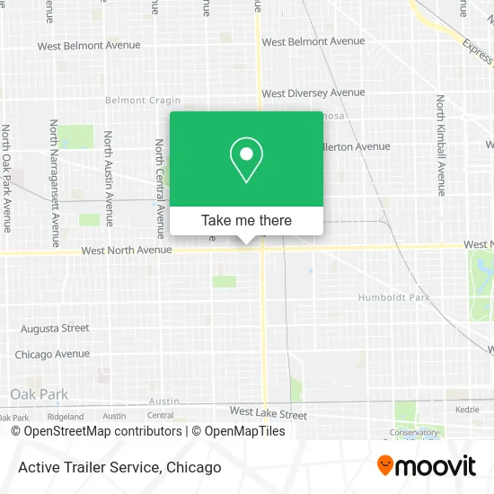 Active Trailer Service map
