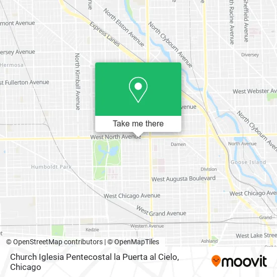 Church Iglesia Pentecostal la Puerta al Cielo map