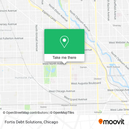 Mapa de Fortis Debt Solutions