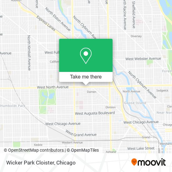 Mapa de Wicker Park Cloister