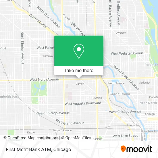 First Merit Bank ATM map