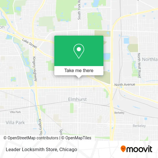 Leader Locksmith Store map