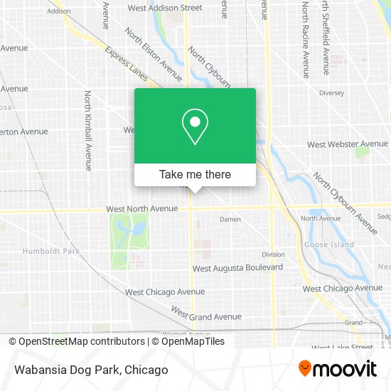 Mapa de Wabansia Dog Park