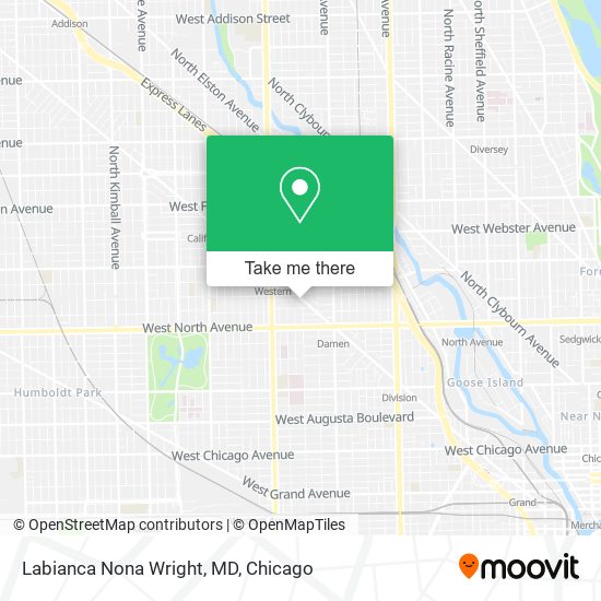 Labianca Nona Wright, MD map