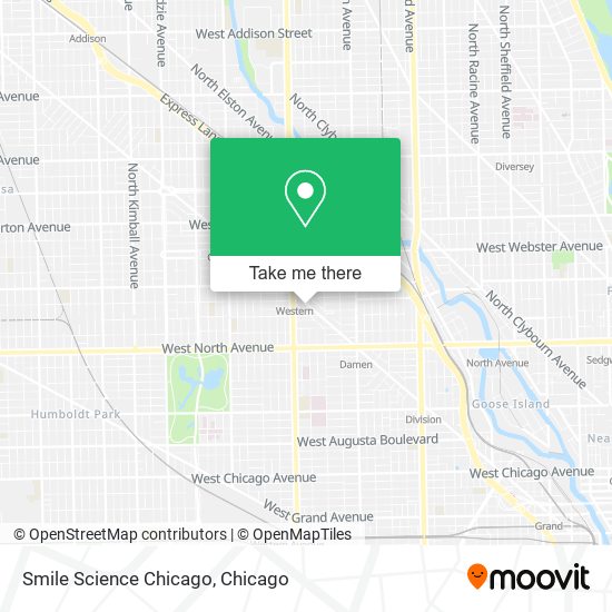 Smile Science Chicago map