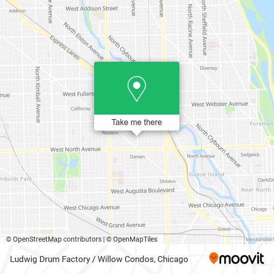 Ludwig Drum Factory / Willow Condos map