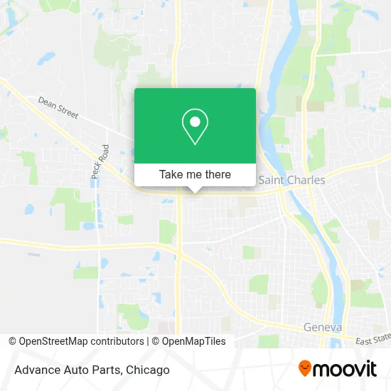 Advance Auto Parts map