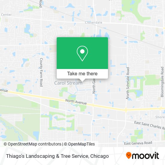 Mapa de Thiago's Landscaping & Tree Service