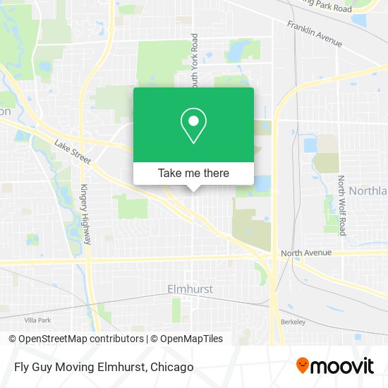 Mapa de Fly Guy Moving Elmhurst