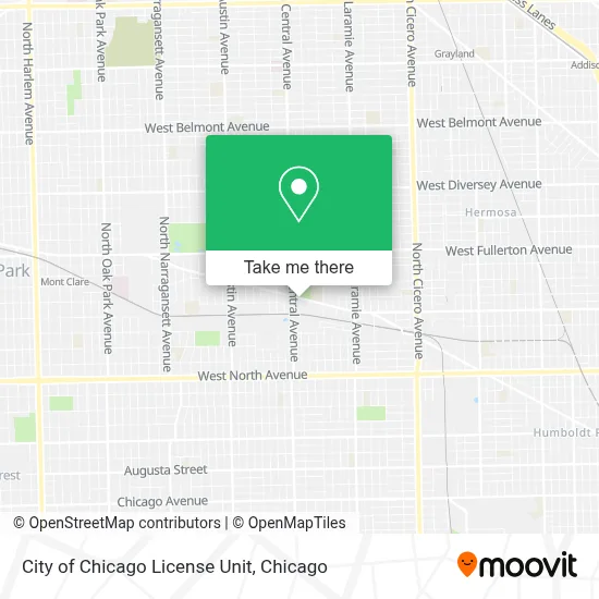 City of Chicago License Unit map