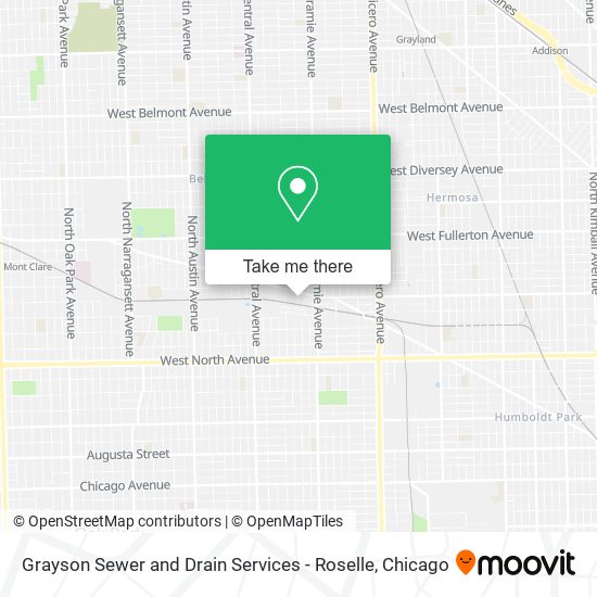 Grayson Sewer and Drain Services - Roselle map