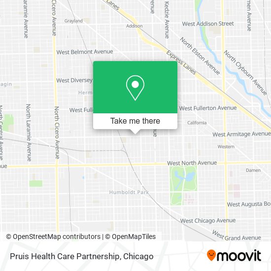 Pruis Health Care Partnership map