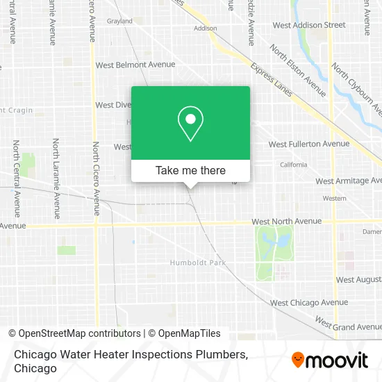 Chicago Water Heater Inspections Plumbers map