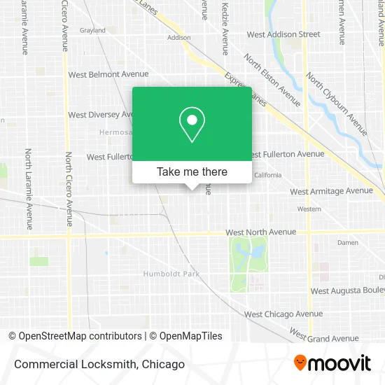 Commercial Locksmith map