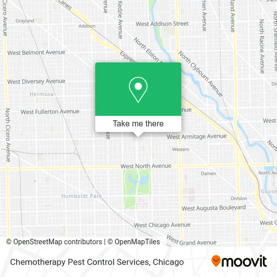 Chemotherapy Pest Control Services map