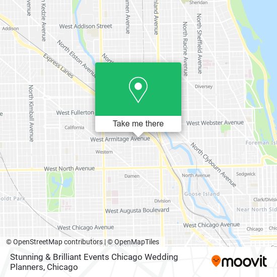 Stunning & Brilliant Events Chicago Wedding Planners map