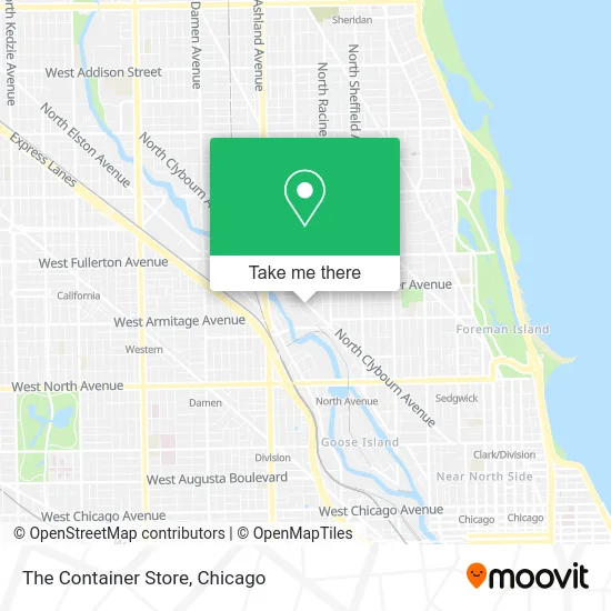 The Container Store map