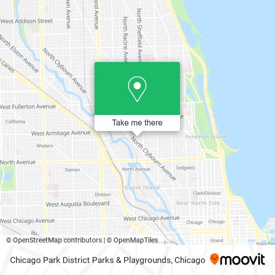 Chicago Park District Parks & Playgrounds map