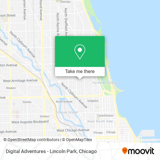 Mapa de Digital Adventures - Lincoln Park