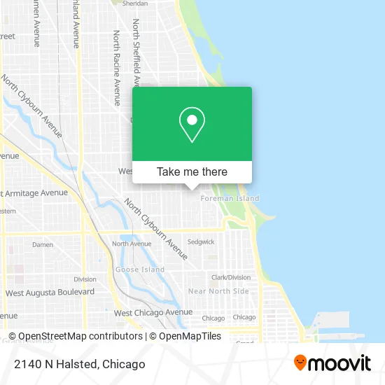2140 N Halsted map
