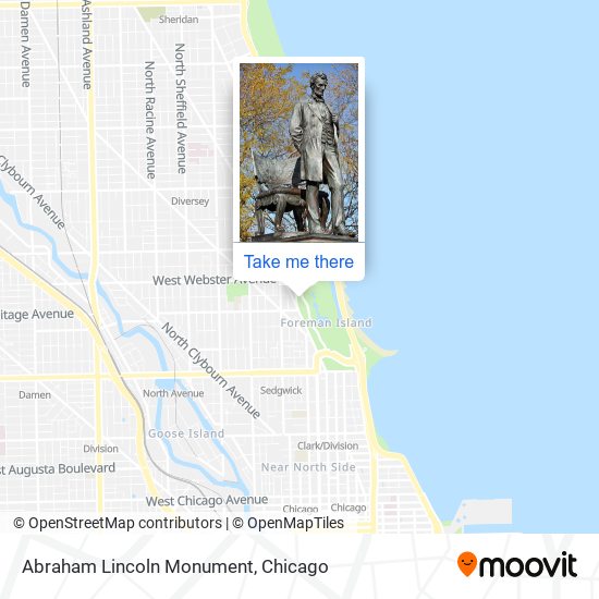 Abraham Lincoln Monument map