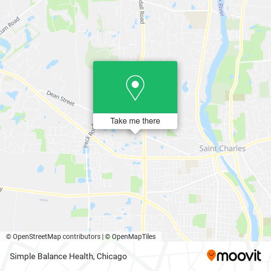 Simple Balance Health map