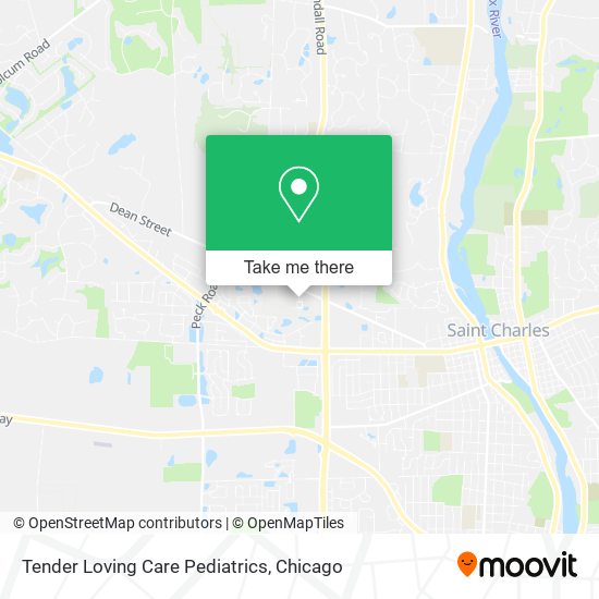 Mapa de Tender Loving Care Pediatrics