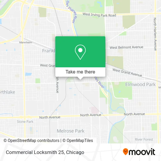 Commercial Locksmith 25 map