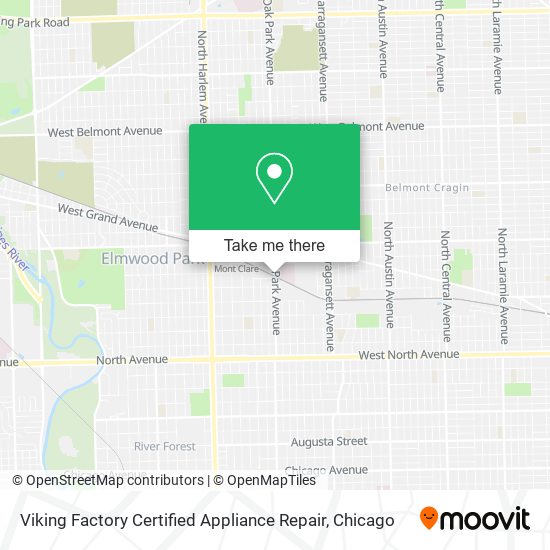 Mapa de Viking Factory Certified Appliance Repair