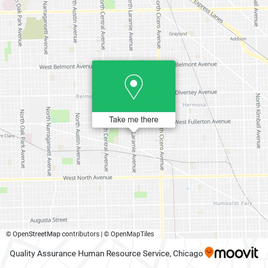 Quality Assurance Human Resource Service map