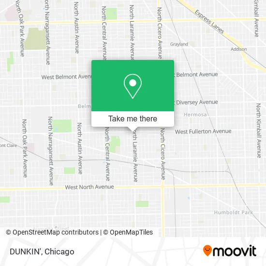 DUNKIN' map