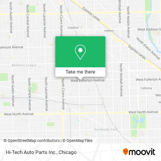 Hi-Tech Auto Parts Inc. map