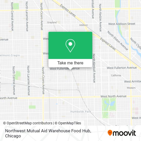 Northwest Mutual Aid Warehouse Food Hub map