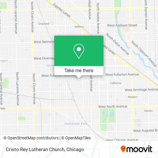 Cristo Rey Lutheran Church map