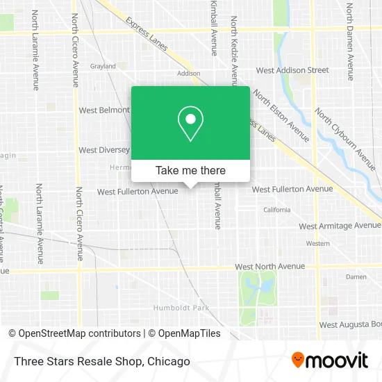 Three Stars Resale Shop map