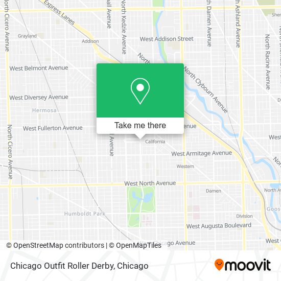 Chicago Outfit Roller Derby map