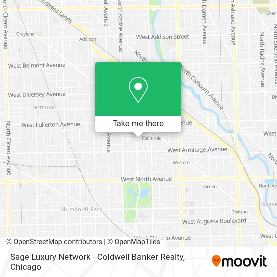 Sage Luxury Network - Coldwell Banker Realty map