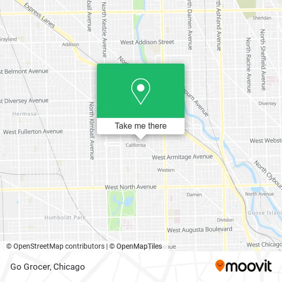 Mapa de Go Grocer