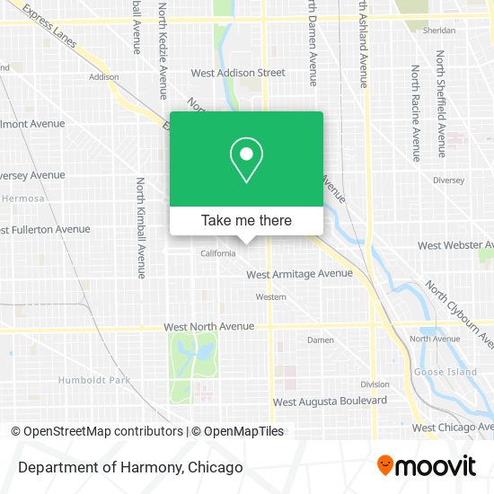 Mapa de Department of Harmony