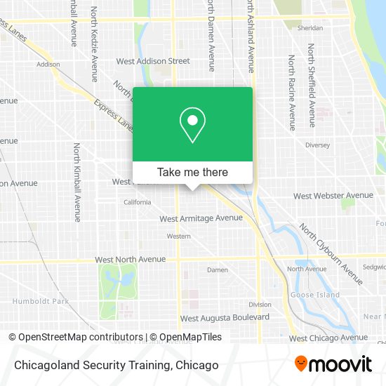 Mapa de Chicagoland Security Training