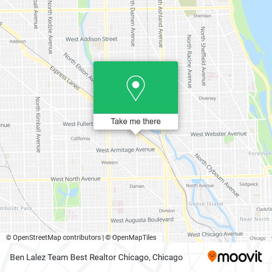 Ben Lalez Team Best Realtor Chicago map