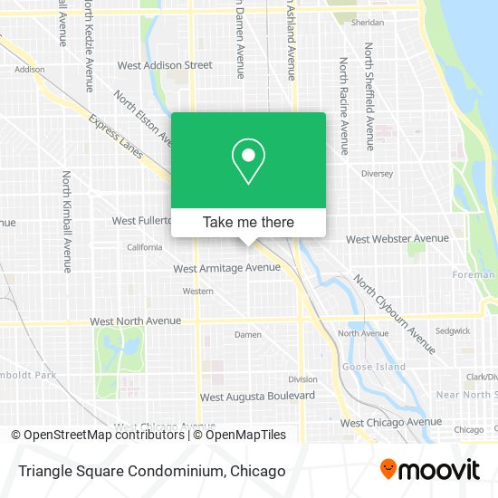 Mapa de Triangle Square Condominium