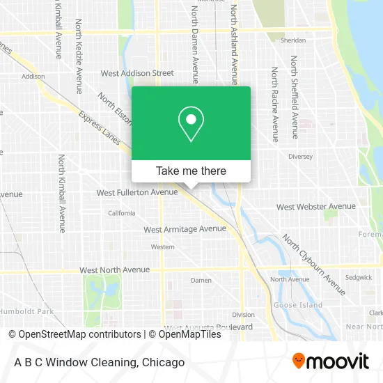 A B C Window Cleaning map