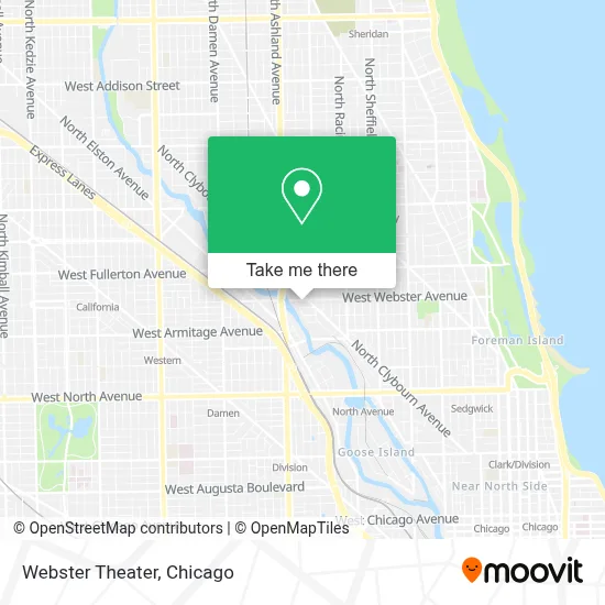 Webster Theater map