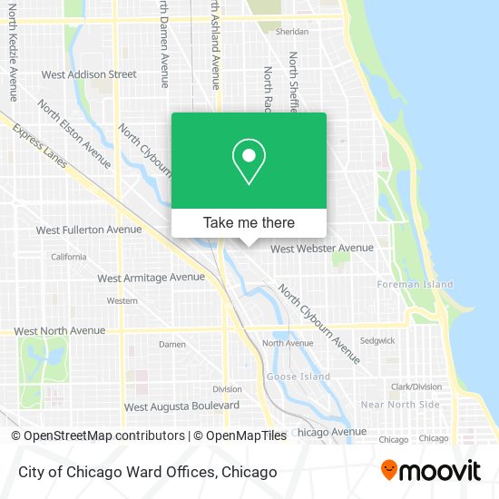 City of Chicago Ward Offices map